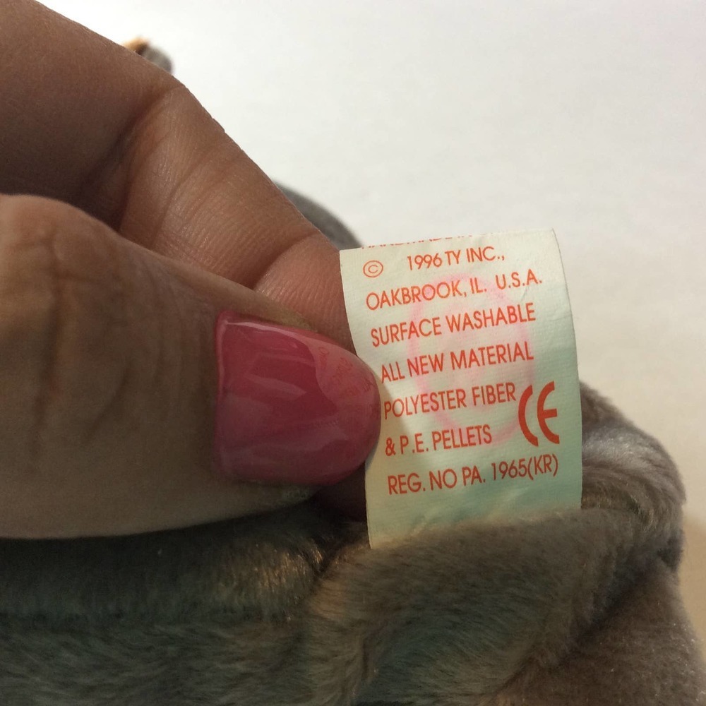 1996 Spike Rhino Ty Beanie Baby VINTAGE RETIRED NWT - Picture 5 of 5